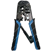 Electriduct Dual-Modular Network Crimping Tool- RJ45/RJ12/RJ11- Cutter/Stripper TL-TD-LZ-N5684R